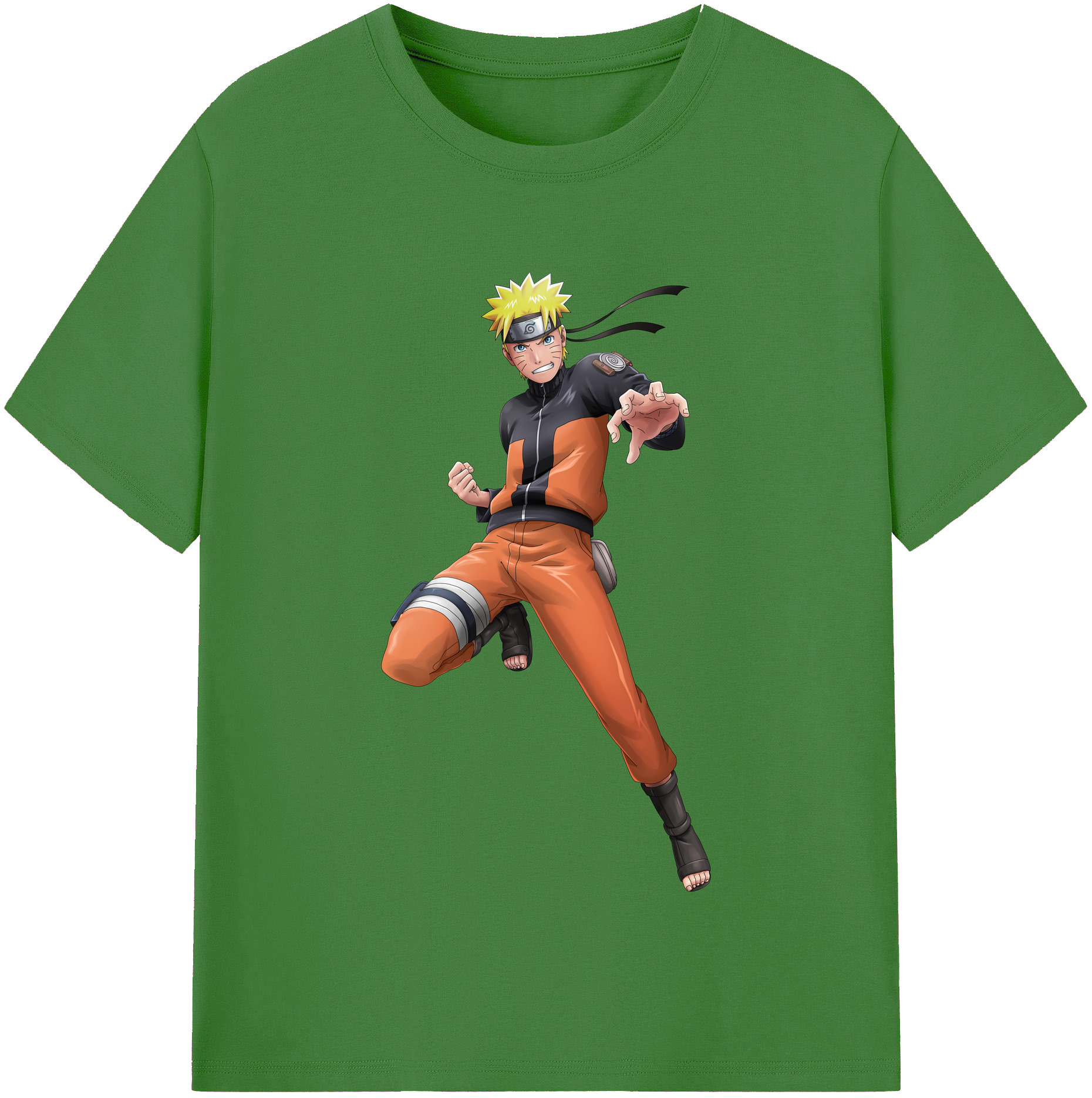 （画像用） NARUTO -ナルト- うずまき ナルト Uzumaki Naruto レディースカジュアルプリントTシャツ（綿100％）